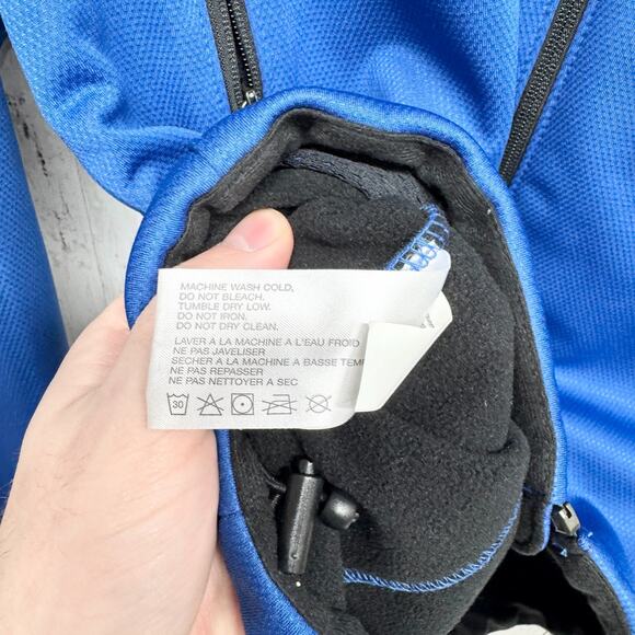 New Eddie Bauer Jacket Men Size Medium Weather Resist Soft Shell Full Zip Blue - Picture 7 of 8